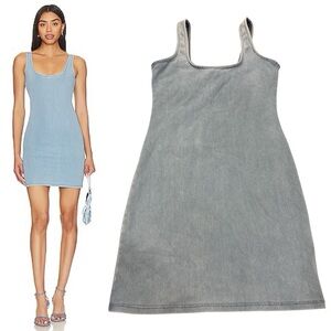GOOD AMERICAN Modern Tank Mini Dress Indigo376 size 1 XS